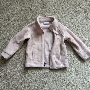 Columbia Girls 2T Light Pink Fleece Jacket